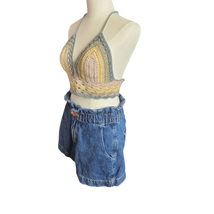 Festival  Crochet top - side view on Mannequin