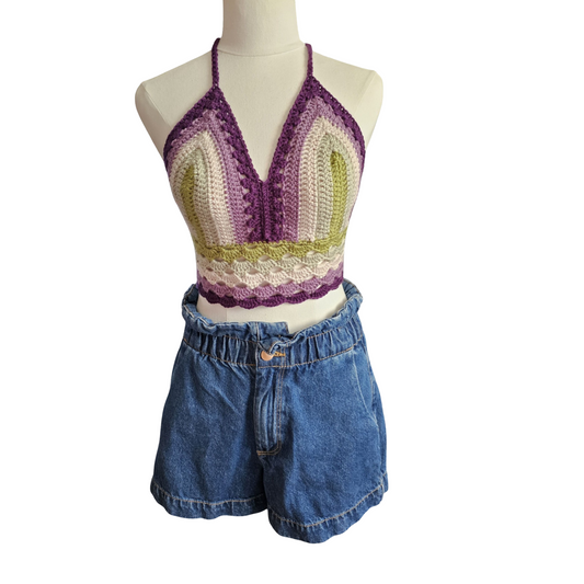 Scottie Crochet Shell Top