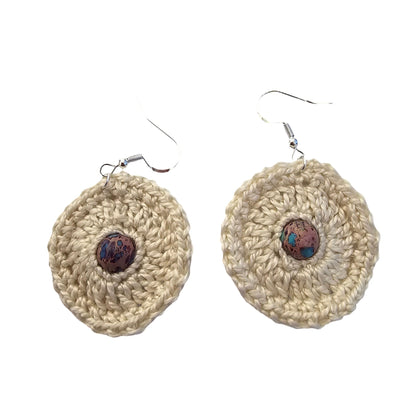 Ladies Earrings - silver fittings - front view