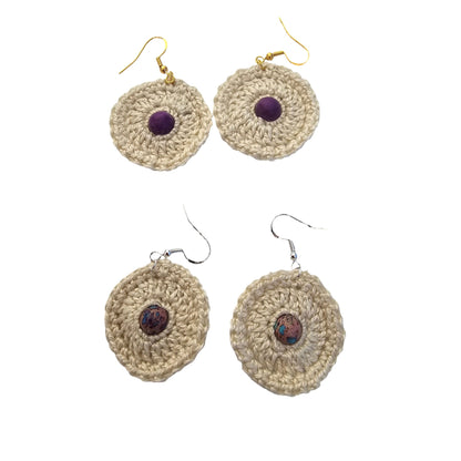 Ladies Crochet Earrings - Front View