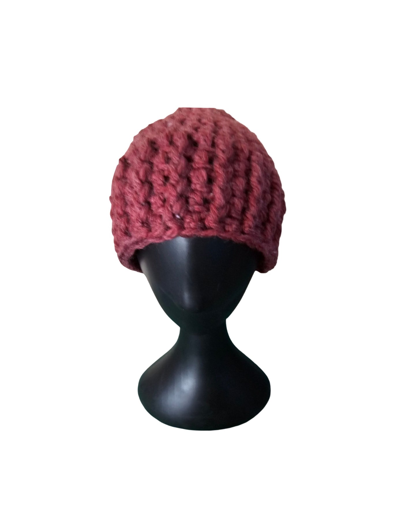 Adults Crochet Beanie - Front View