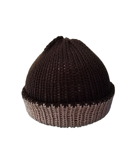Two Tone Knitted beanie