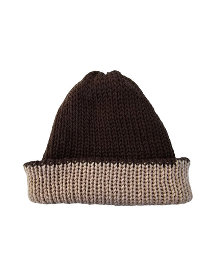 reversible knitted beanie 