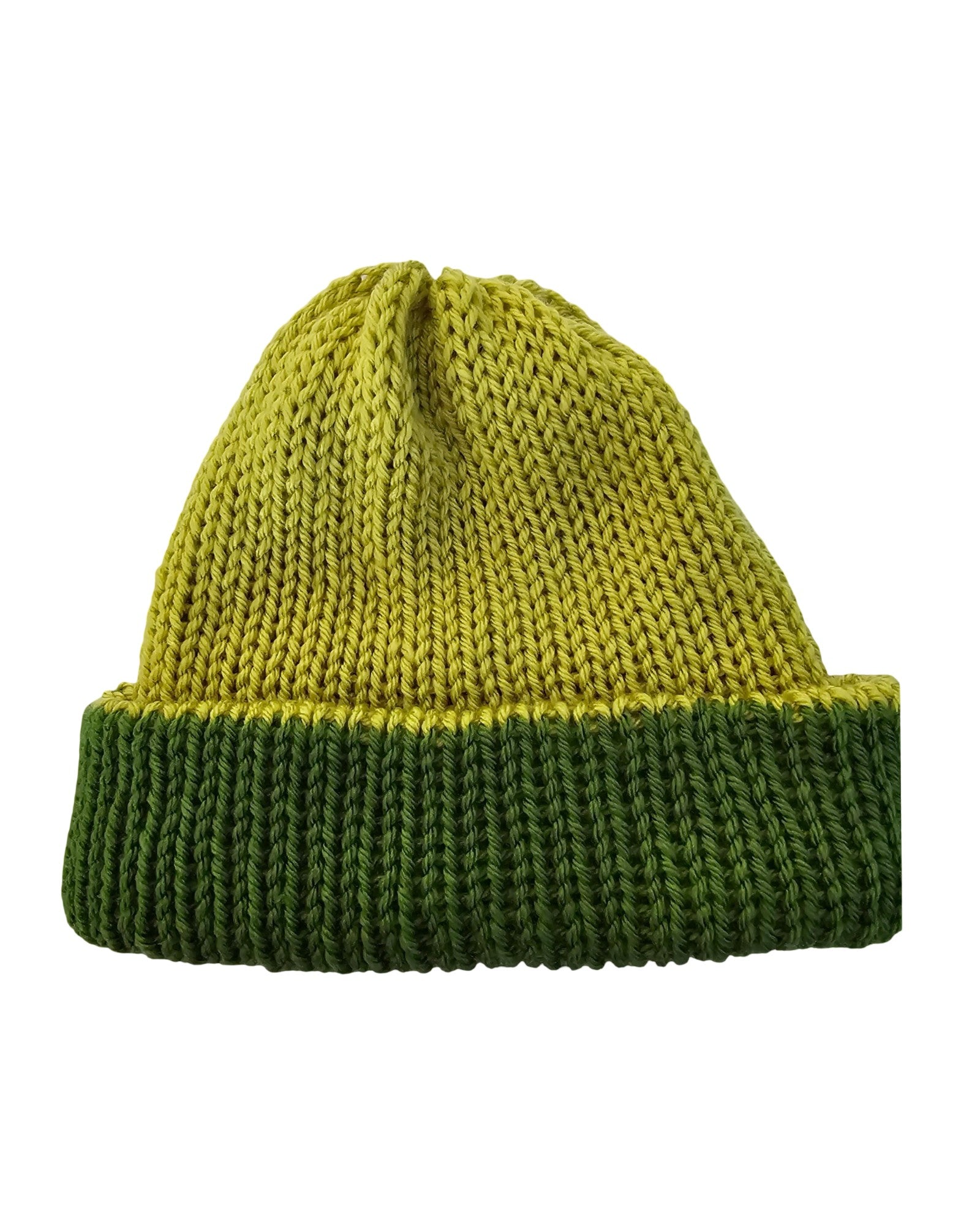 reversible knitted beanie
