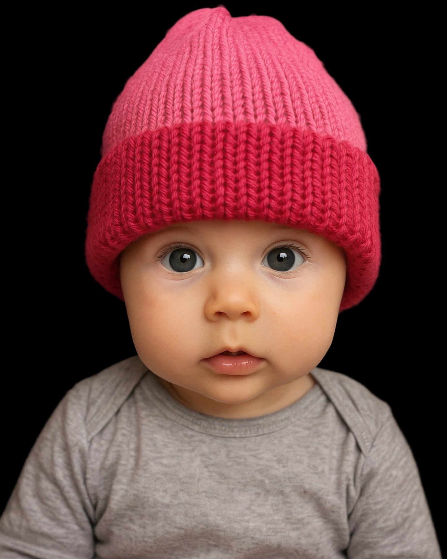 kids two tone beanie