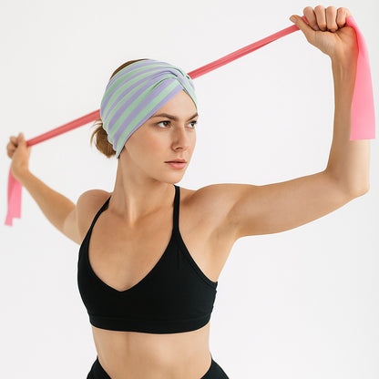 Knotted Headband on fitness model