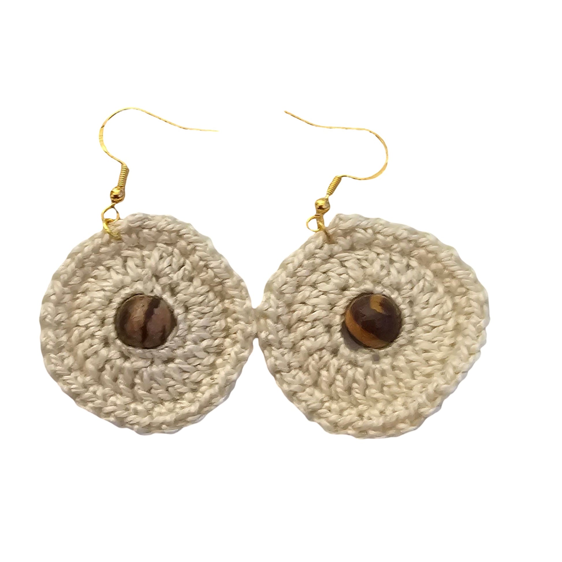 Ladies Crochet Earrings - front View