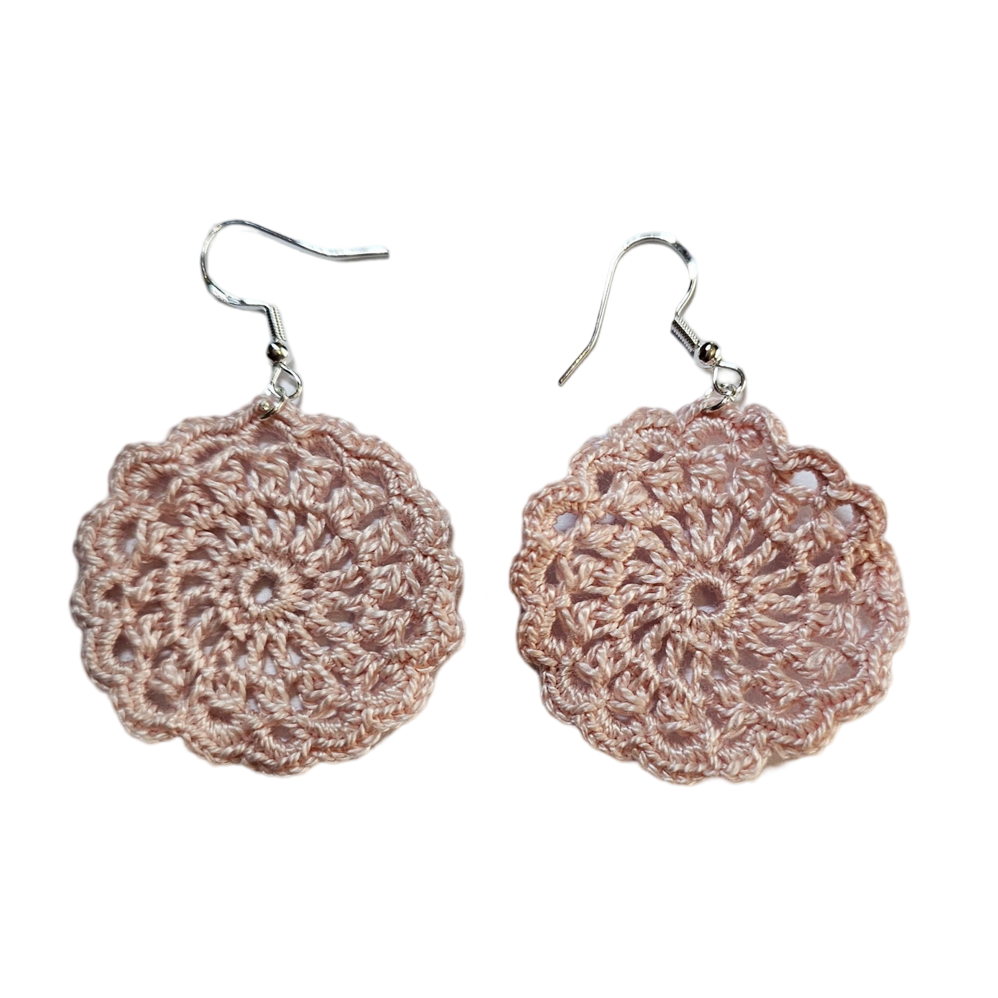 Frankie Pink Crochet Earring