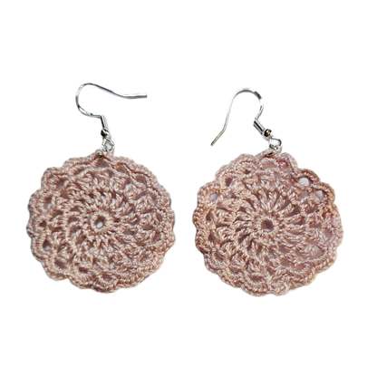 Frankie Pink Crochet Earring