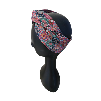 Wire Headband - Floral Side View