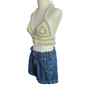 Crochet Top - Pastel Colours Side View