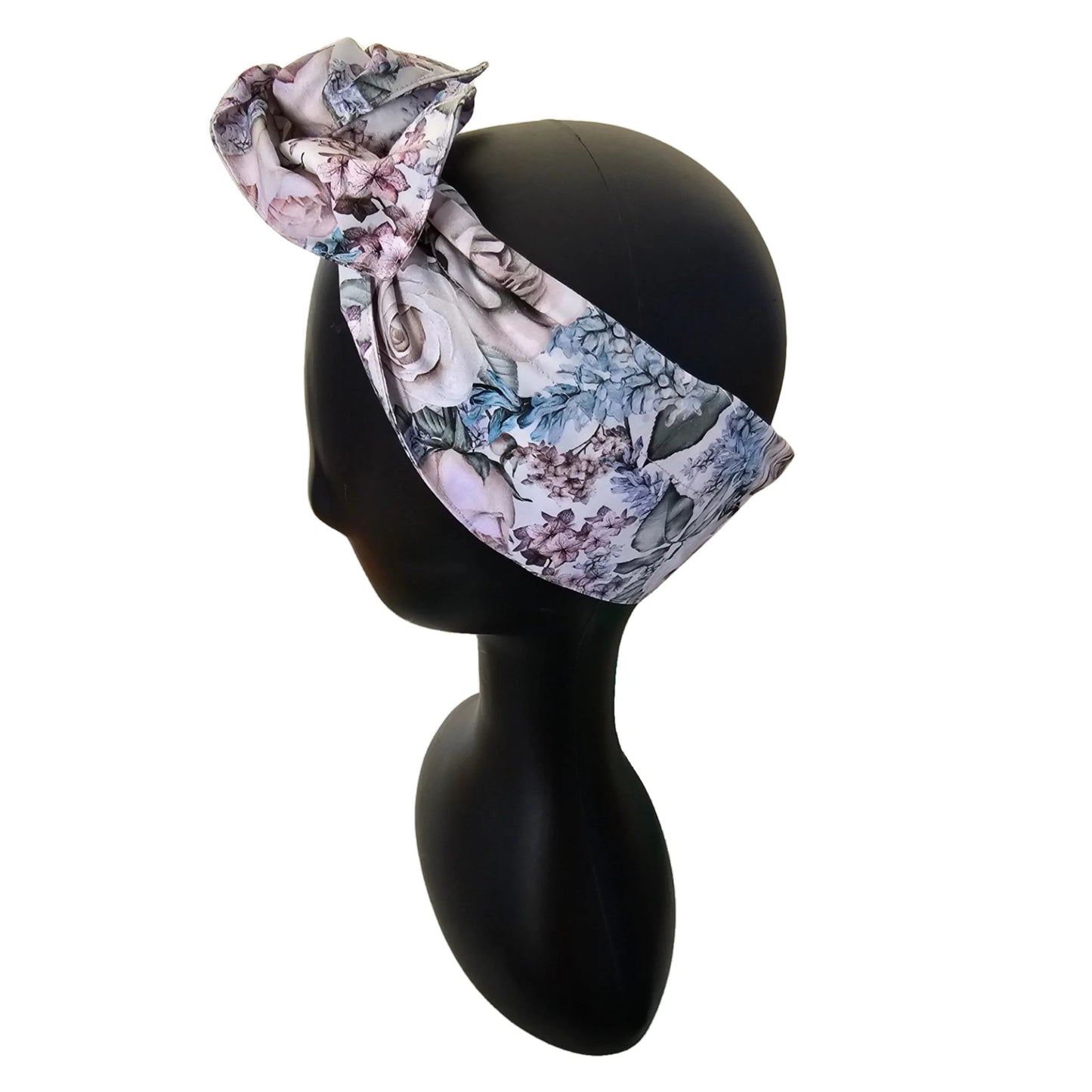 Headband with wire - easy to style - side view on mannequin