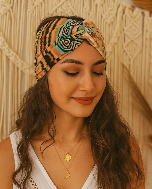 Stretch Headband, - on model boho theme